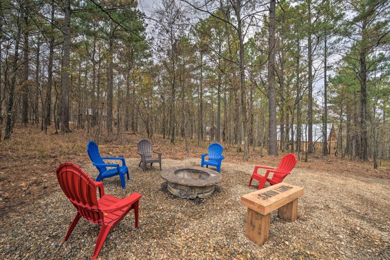 Luxury Cabin In The Woods With Hot Tub And Yard Games! Broken Bow Dış mekan fotoğraf
