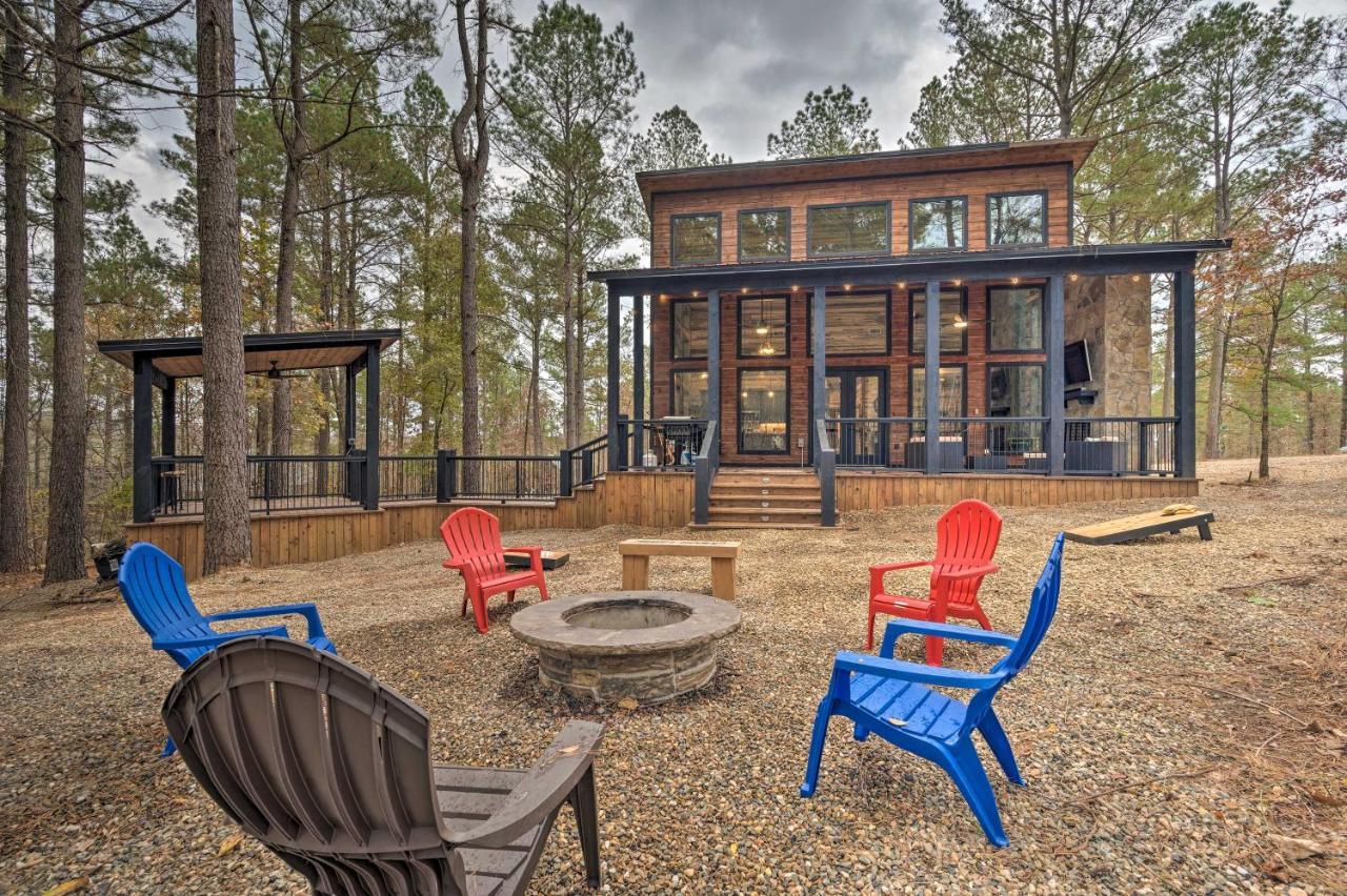 Luxury Cabin In The Woods With Hot Tub And Yard Games! Broken Bow Dış mekan fotoğraf