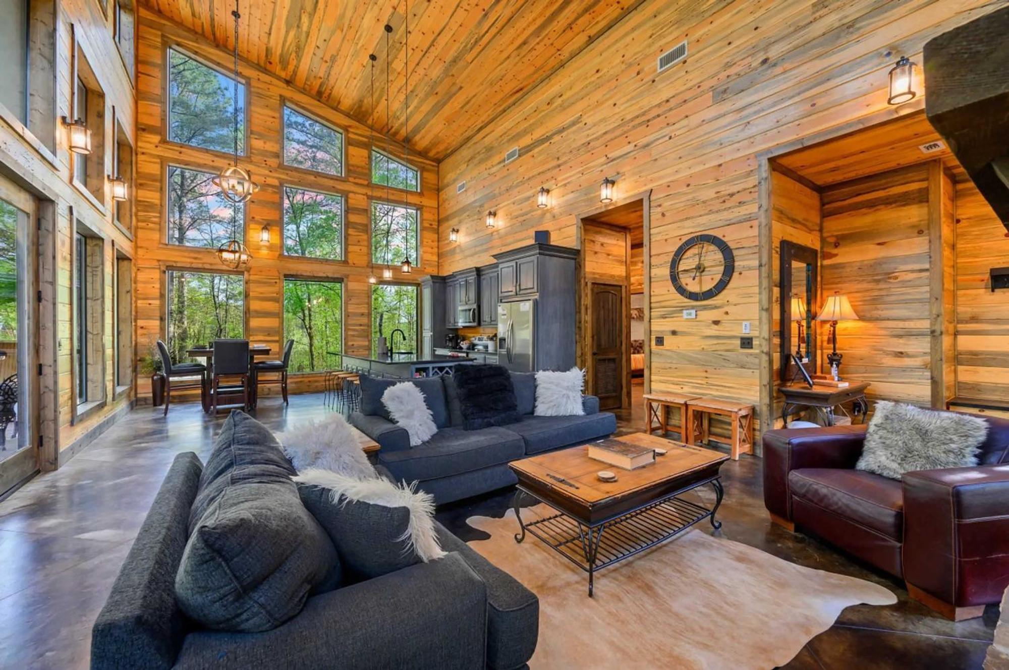 Luxury Cabin In The Woods With Hot Tub And Yard Games! Broken Bow Dış mekan fotoğraf