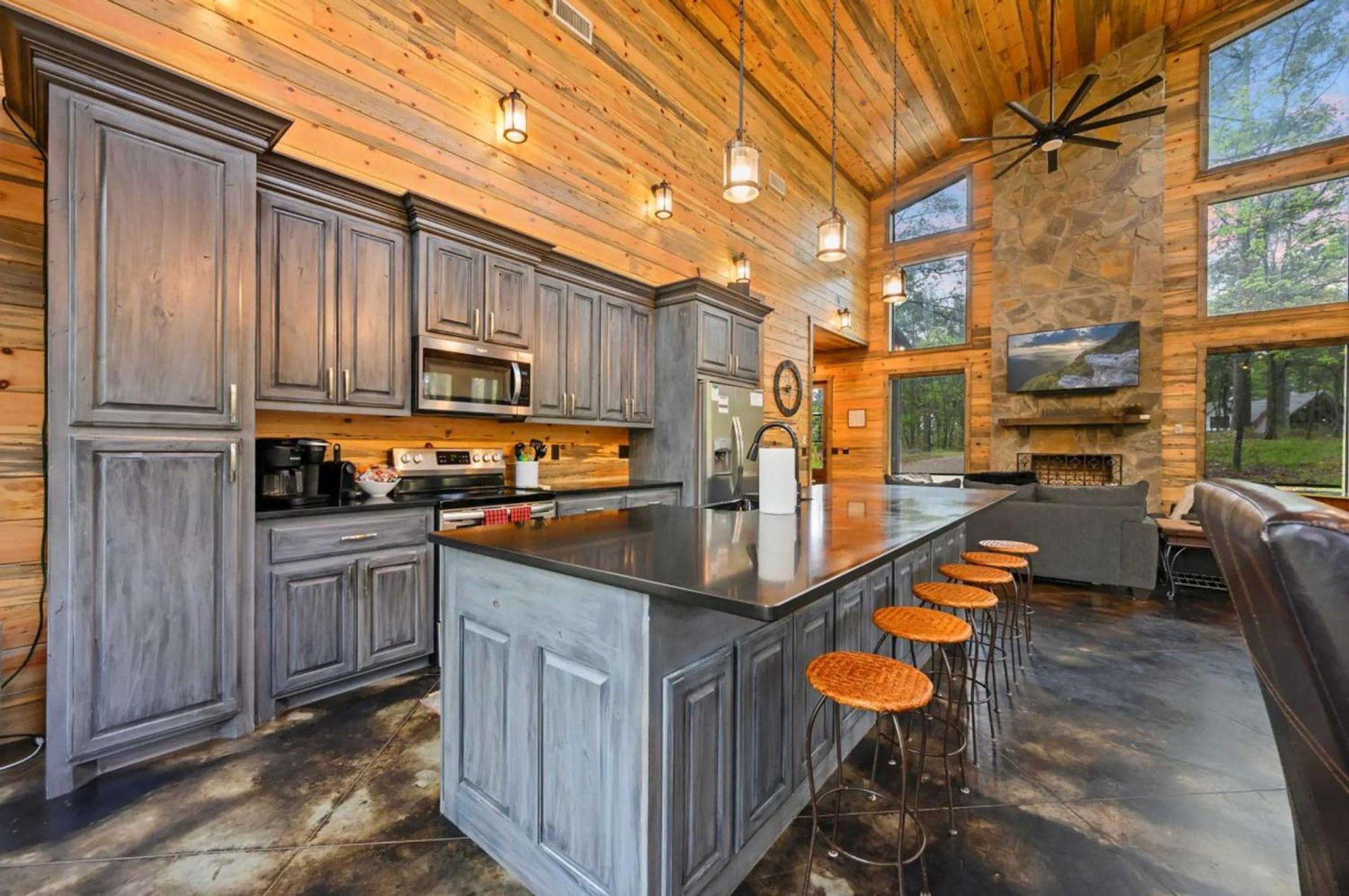 Luxury Cabin In The Woods With Hot Tub And Yard Games! Broken Bow Dış mekan fotoğraf
